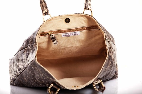 Borsa a spalla medium in pelle - Plumilla